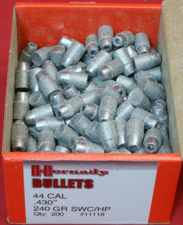 Hornady Bullets 44 CAL .430" 240 gr SWC/HP