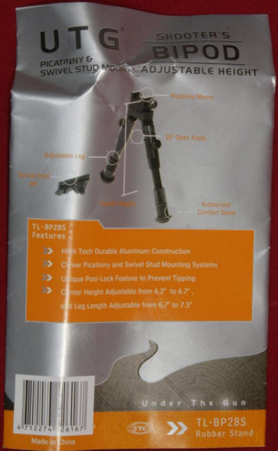 New Ruger 22 Charger: Bipod Instructions