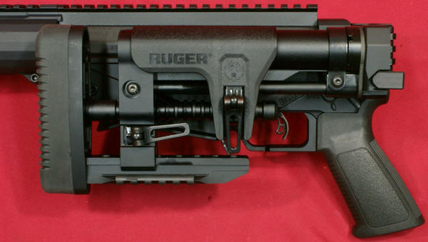 Ruger Precision Rifle Buttstock Folded Left View
