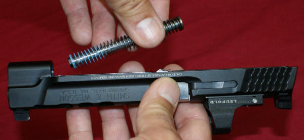 M&P9 Step 5 - Remove Recoil Spring & Guide Rod Assembl