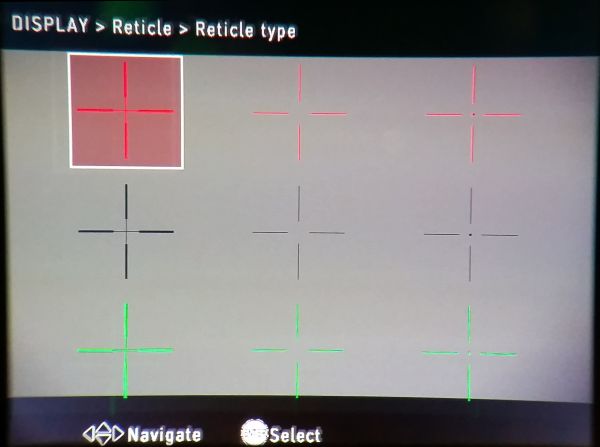 ATN X-Sight Review: Reticle Patterns