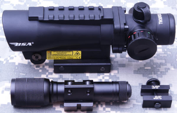 BSA Tactical Weapon Red Dot Sight With Laser Review