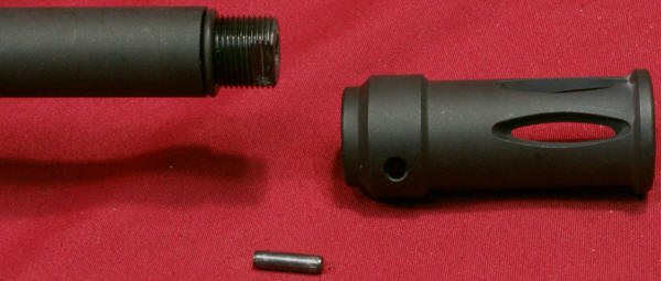 Beretta ARX 160 Flash Hider Removed