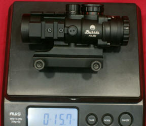 Burris AR-332 Min Weight