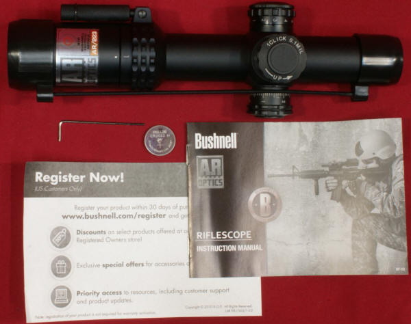 Bushnell AR Optics AR/223 1-4x24mm Throw Down PCL Scope Review