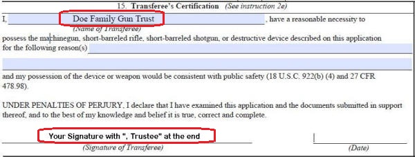 NFA Gun Trust