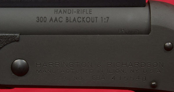 H&R 300 AAC Blackout Handi-Rifle Review