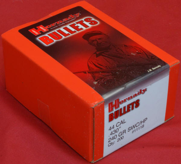 Hornady Bullets 44 CAL .430" 240 gr SWC/HP