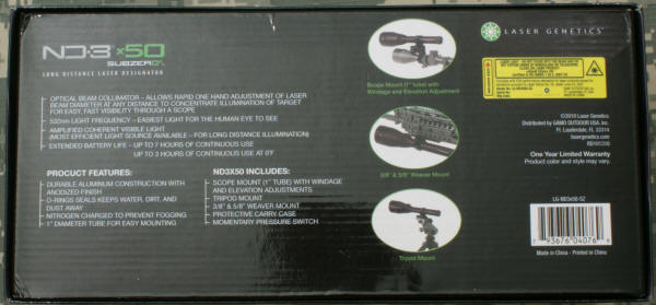 Laser Genetics ND3x50 Subzero Laser Designator Review