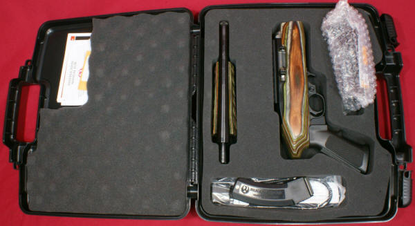 Ruger 22 Charger Takedown Case Opened