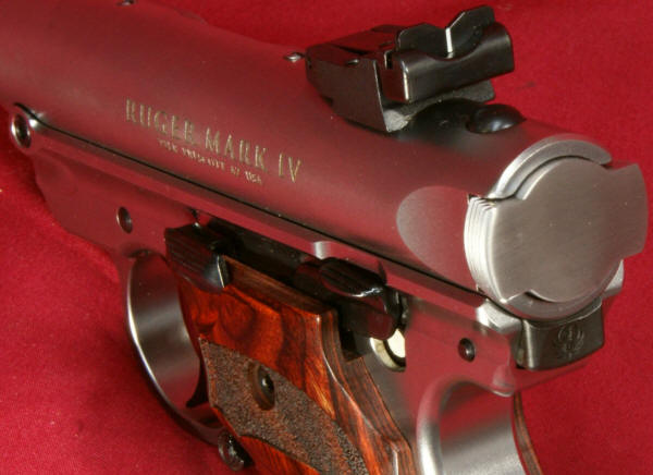 Ruger Mark IV Hunter Pistol Takedown Button