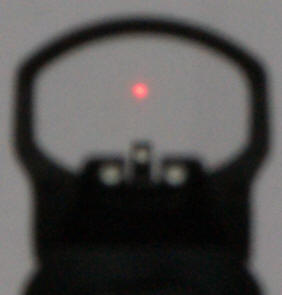 Smith & Wesson M&P9 Performance Center Ported Pistol Leupold DeltaPoint Red Dot Size