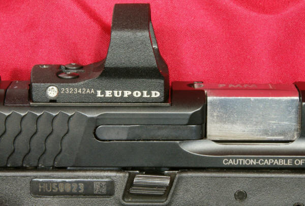 Smith & Wesson M&P9 Performance Center Ported Pistol Slide Rear