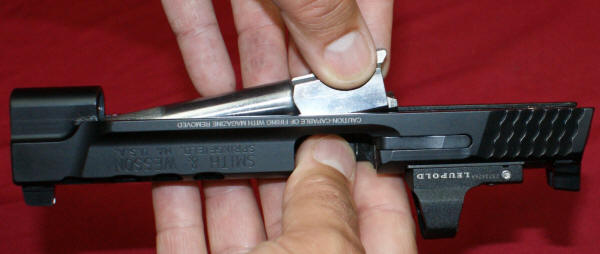 M&P9 Step 6 - Remove Barrel