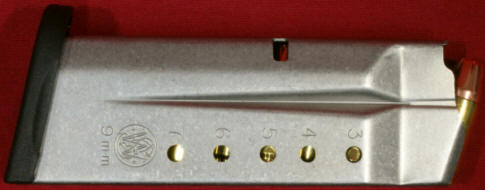 S&W M&P9 Performance Center Ported Shield Magazine Loaded