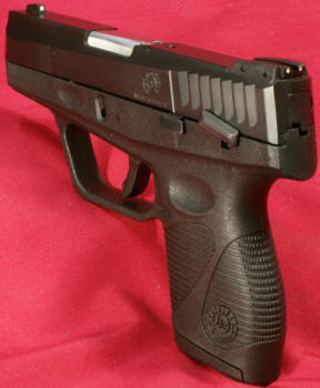 Taurus 709 Slim Pistol Iso View Rear Left