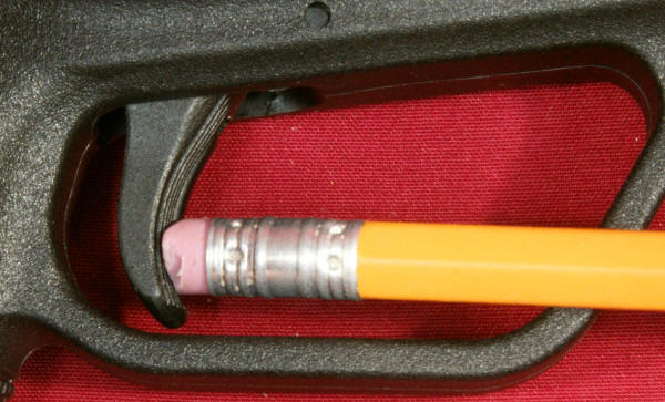 Taurus 709 Slim Pistol Trigger at Reset