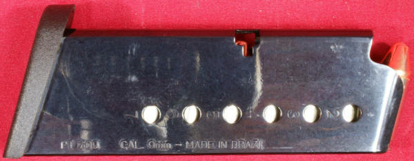 Taurus 709 Slim Pistol Magazine Left