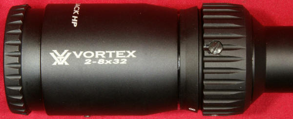 Vortex Diamondback HP 2-8x32mm Eyepiece Right